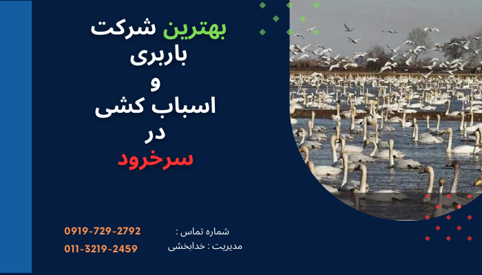 بهترین شرکت باربری و اسباب کشی در سرخرود